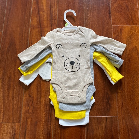 🌸 Koala Baby Size 0-3 Month Set Of 4 Bodysuits - Picture 4 of 5